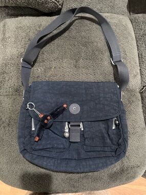 Kipling Navy Crossbody Messenger Bag